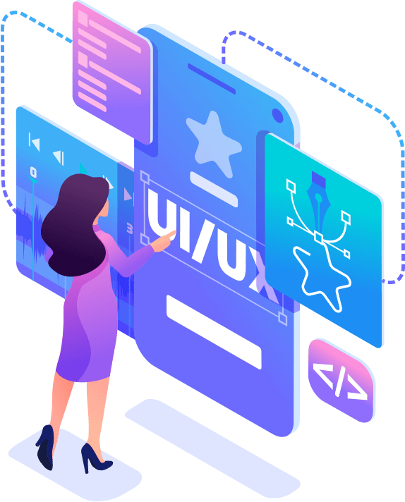 Custom UI/UX Design Service Architecture and Interface